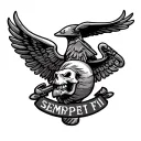 Semper fi tattoo design idea