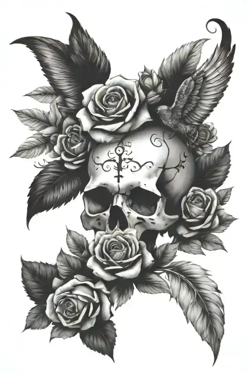 love fati tattoo design idea