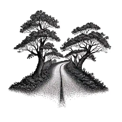 road to riches tattoo design idea