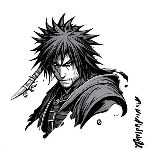 Madara for forearm tattoo design idea