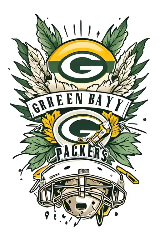 Green Bay packers tattoo design idea