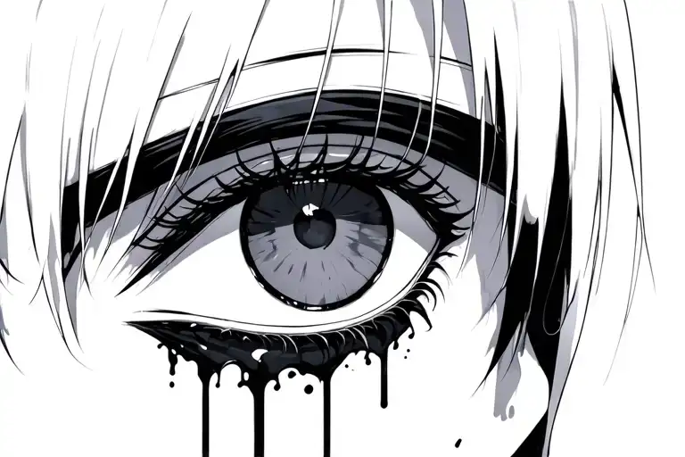 Shisui Uchiha Eyes bleeding tattoo design idea