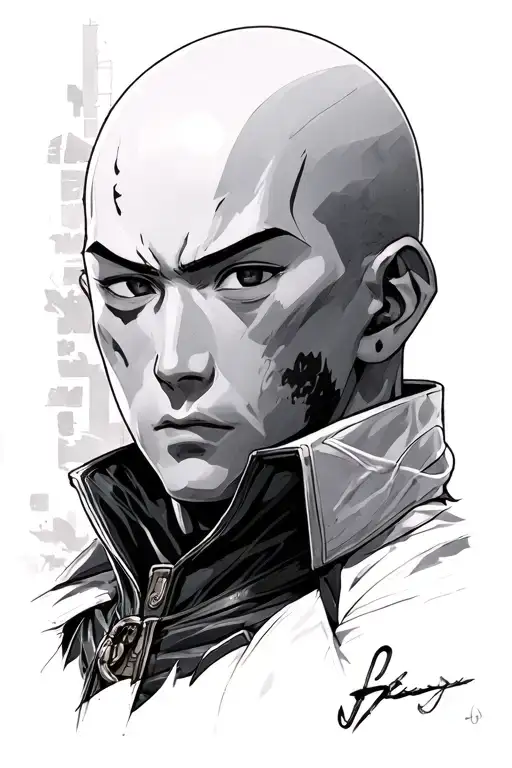 Saitama tattoo design idea