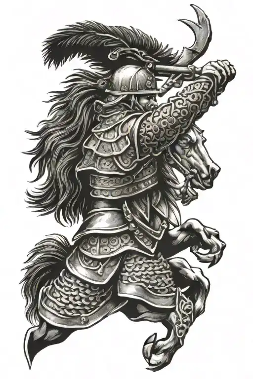 Albania Croatia Skanderbeg tattoo design idea