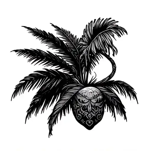 Bahamas tattoo design idea