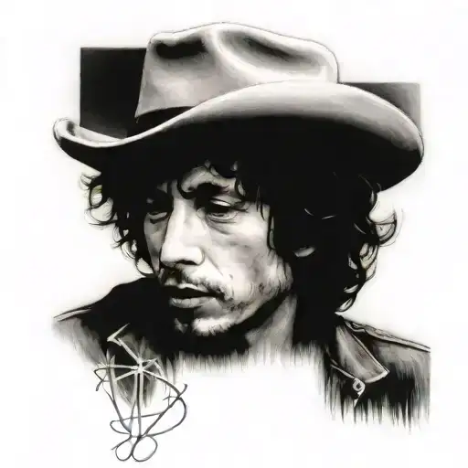Bob Dylan tattoo design idea