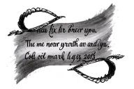 small lyric tattoo with lyrics from the song fix you by Coldplay in honor for my brother mark who died in 2013 tattoo design idea