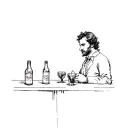 Barry Lyndon drunk in pub scene tattoo design idea