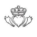 claddagh tattoo design idea