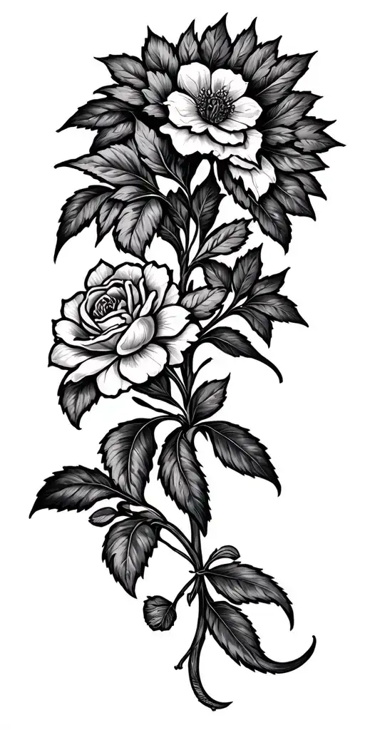 Italian heritage symbols tattoo design idea