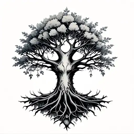 erdtree tattoo design idea