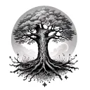 erdtree tattoo design idea
