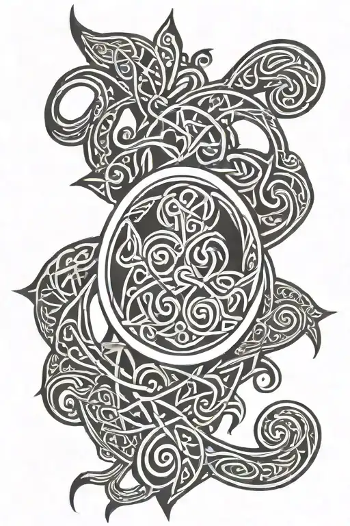 celtic father daughter symbol tribal tattoo tattoo design idea