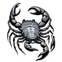 Scorpion And Crab tattoo design idea