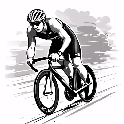 1 TIATHLON RACE TATE tattoo design idea