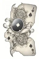 blackjack tattoo design idea