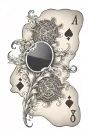 blackjack tattoo design idea