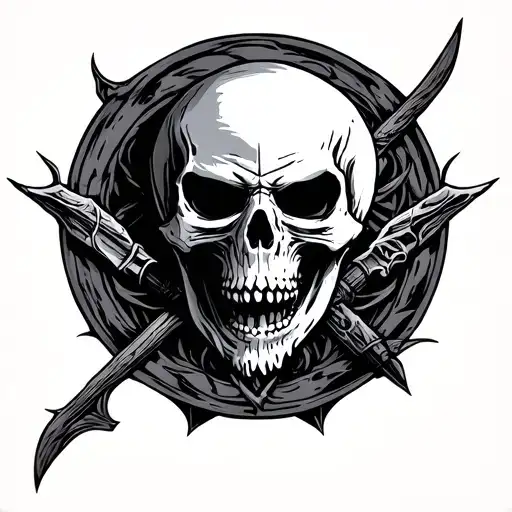 Reaper Death Seal tattoo design idea