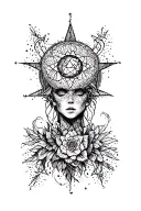 Wicca tattoo design idea