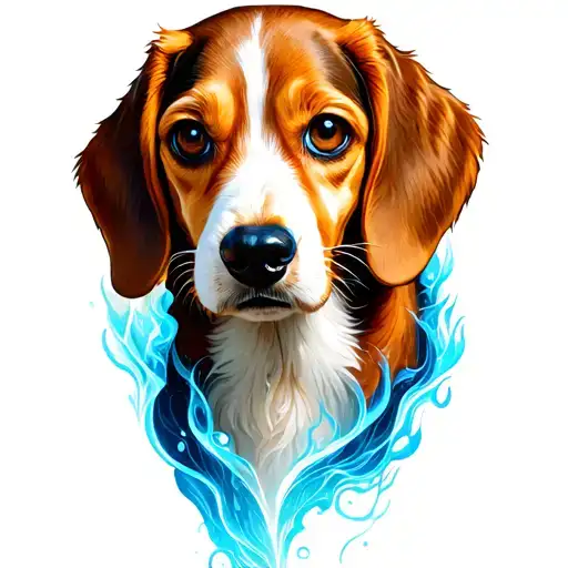 Beagle espectu patronus charm tattoo design idea