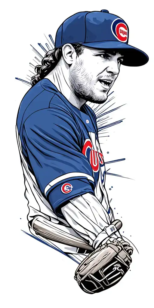 Chicago cubs full sleeve tattoo design inspired tattoo design idea