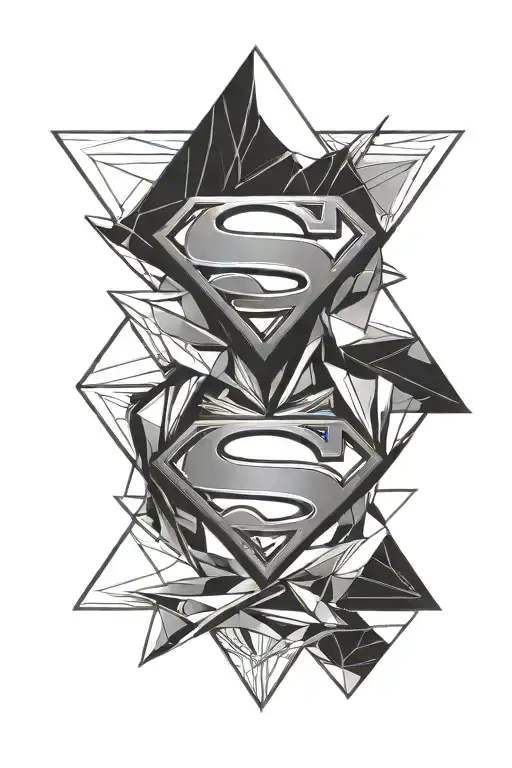 superman tattoo design idea
