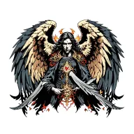 archangel uriel tattoo design idea