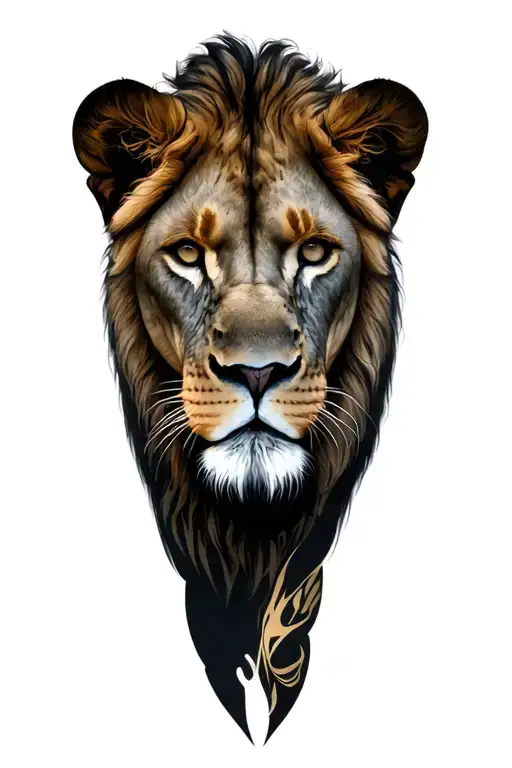 Damian mc heath leo zodiac sign south Africa tattoo design idea