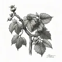 i saw you under the fig tree tattoo design idea