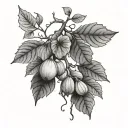 i saw you under the fig tree tattoo design idea