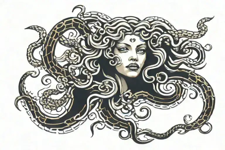 Medusa gorgon tattoo tattoo design idea