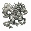 Kirin tattoo design idea