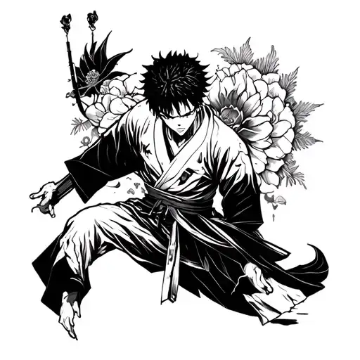 jujutsu kaisen inspired tattoo tattoo design idea