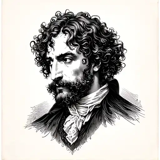 a tattoo based on the novel The Count of Monte Cristo  tattoo design idea