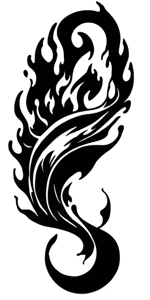 Fire sleeve tattoo tattoo design idea