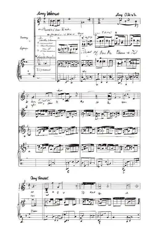 sheet music for Amy winehouse tears dry on their own  tattoo design idea