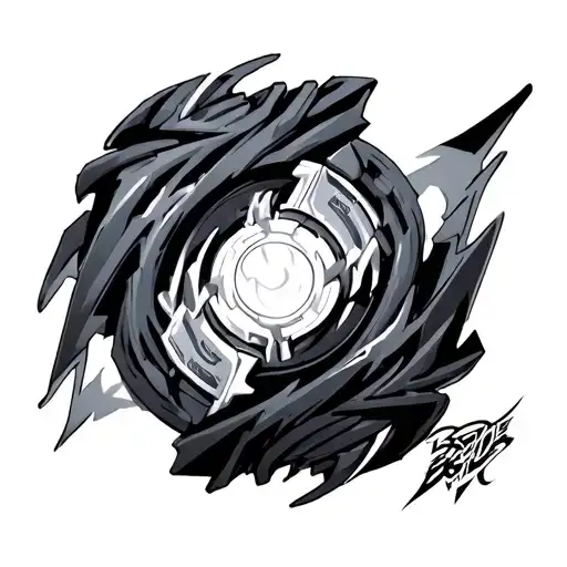 Beyblade tattoo design idea
