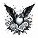 Everything will pass, except my love for you. tattoo design idea