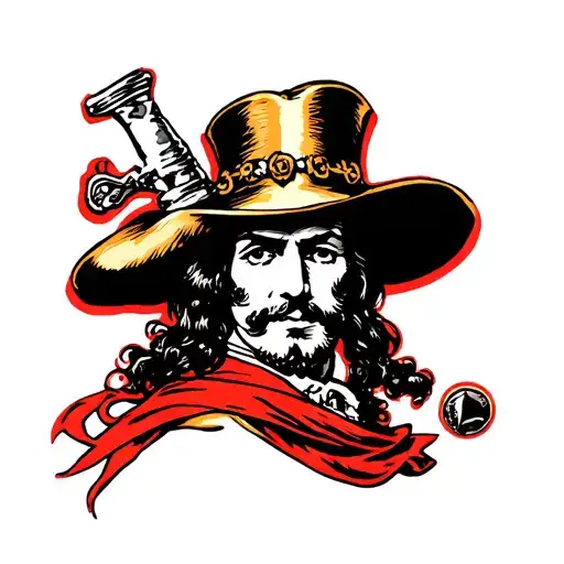 musketeer tattoo design idea