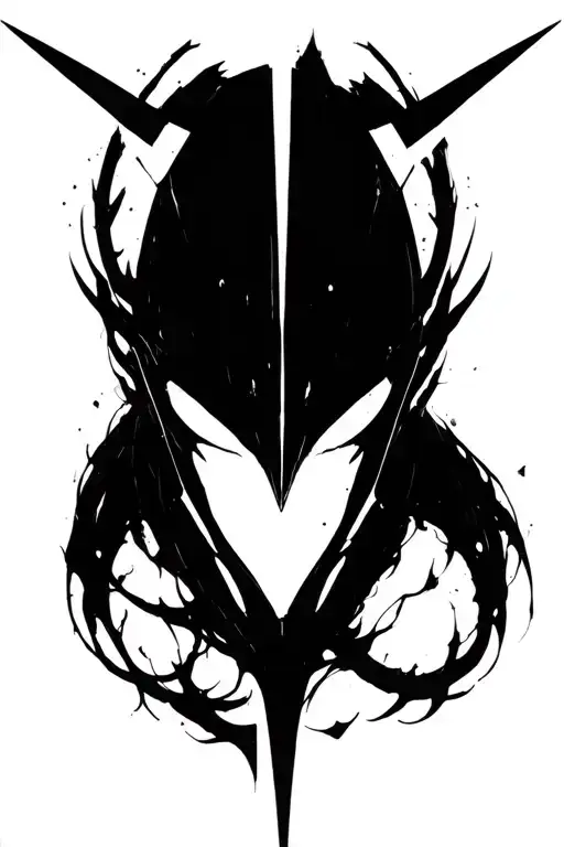 lanza longinus evangelion tattoo design idea