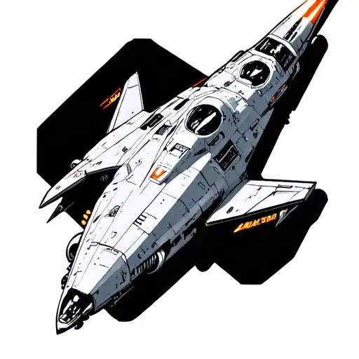 galaga starship tattoo design idea