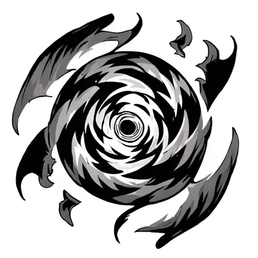 naruto curse mark made of tiger stripes tattoo design idea