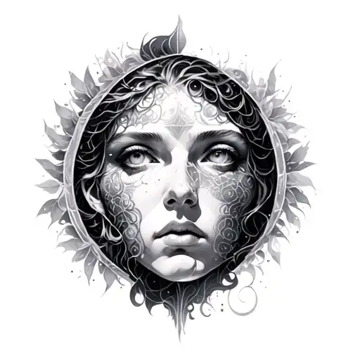 Consciousness tattoo design idea