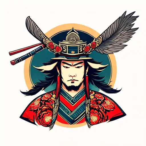 Shogun tattoo design idea