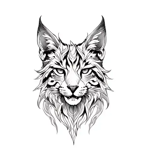 an animal associated with willpower, diligence, injustice, rejection, pain tattoo design idea
