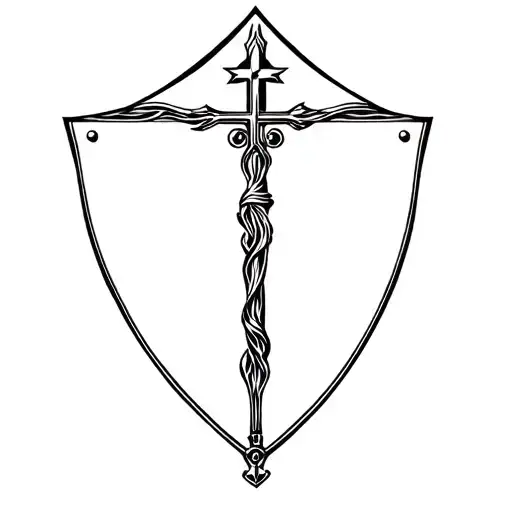 armor of God shield breastplate shoes tattoo design idea