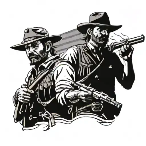 red dead redemption 2 tattoo design idea