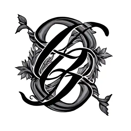 Two Word Ambigram Generator tattoo design idea