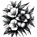 make a tattoo for a mom and daughter with the birth flowers cosmo and gladiolus tattoo design idea