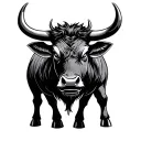 Chinese Ox tattoo design idea